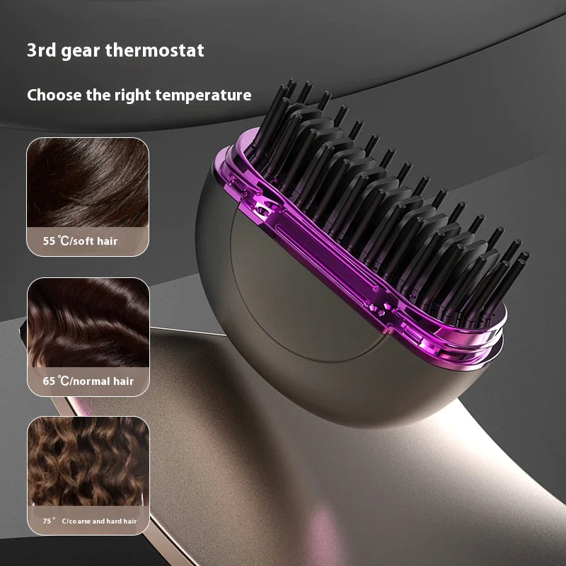 Portable Heat-Sync Hair Straightener