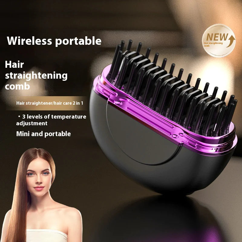 Portable Heat-Sync Hair Straightener