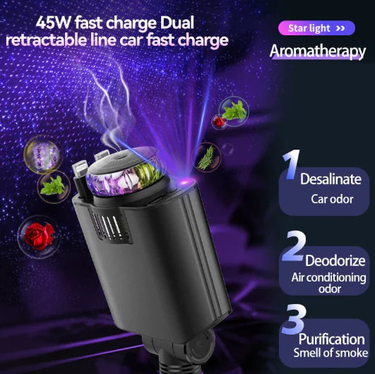 Multi-Scent Retractable Fast Charger