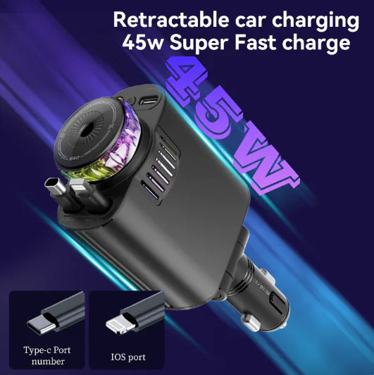 Multi-Scent Retractable Fast Charger