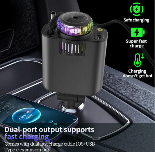 Multi-Scent Retractable Fast Charger